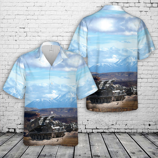 M270 Multiple Launch Rocket System (MLRS) Hawaiian Shirt