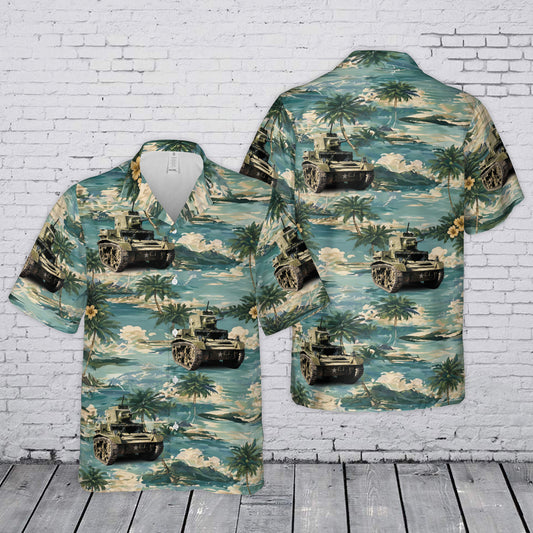M2 Light Tank World War II Hawaiian Shirt