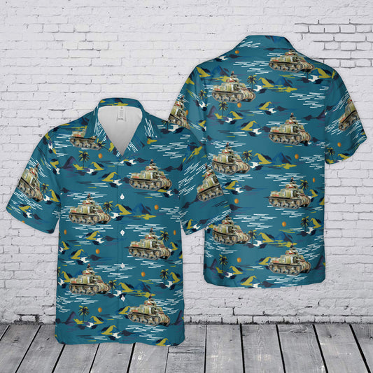 M3 Lee World War II  Hawaiian Shirt