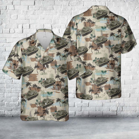 M48A3 Patton DEATH 1st Tank Bttn. C Company U.S. Army Vietnam 1970 Hawaiian Shirt