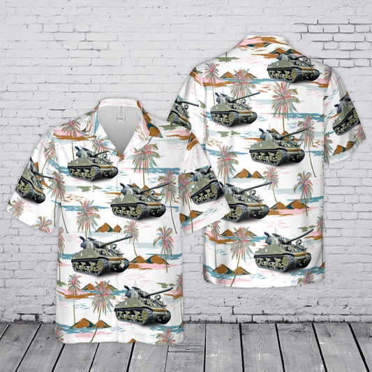 M4 Sherman World War II Hawaiian Shirt