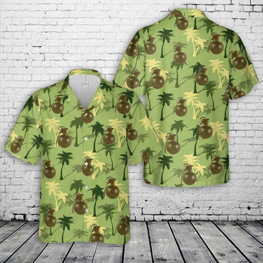 M67 grenade Hawaiian Shirt