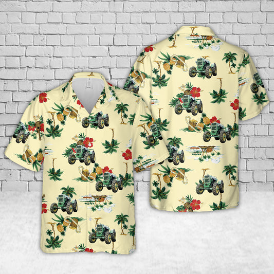 MAN Ackerdiesel Farm Tractor Hawaiian Shirt