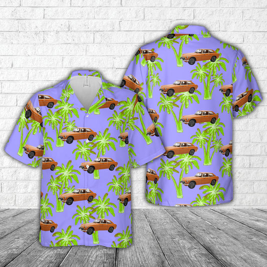 MGB GT V8 Bracken Orange Hawaiian Shirt