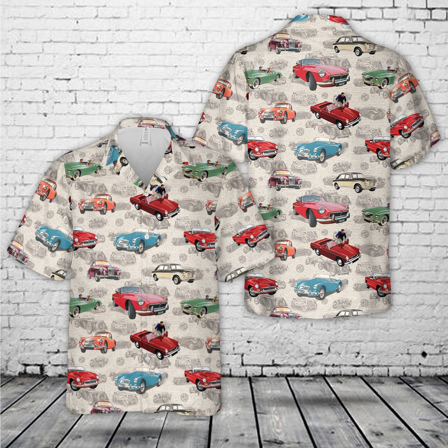 MG British Motor Cars Hawaiian Shirt