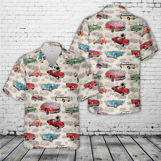 MG British Motor Cars Hawaiian Shirt