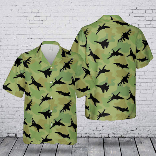 USAF Aircraft Hawaiian Shirt