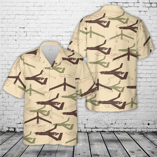 MQ-27 Insitu Scan Eagle Silhouette Hawaiian Shirt