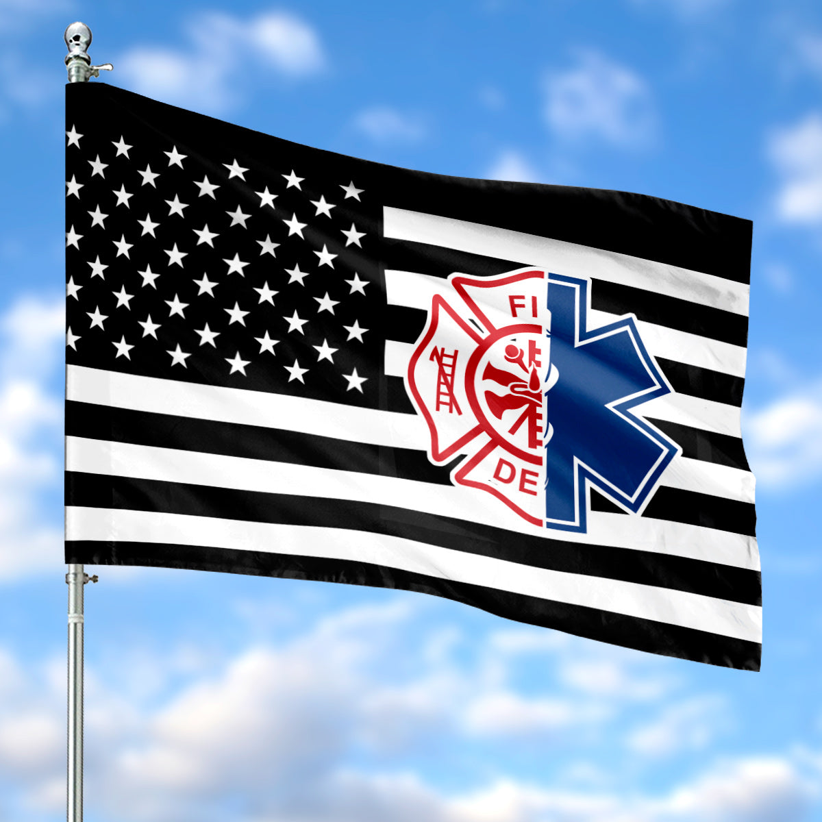 MS Firefighter House Flag