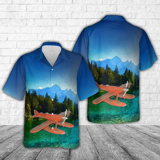 Macchi Castoli MC72 floatplane Italian air racing aircraft Hawaiian Shirt