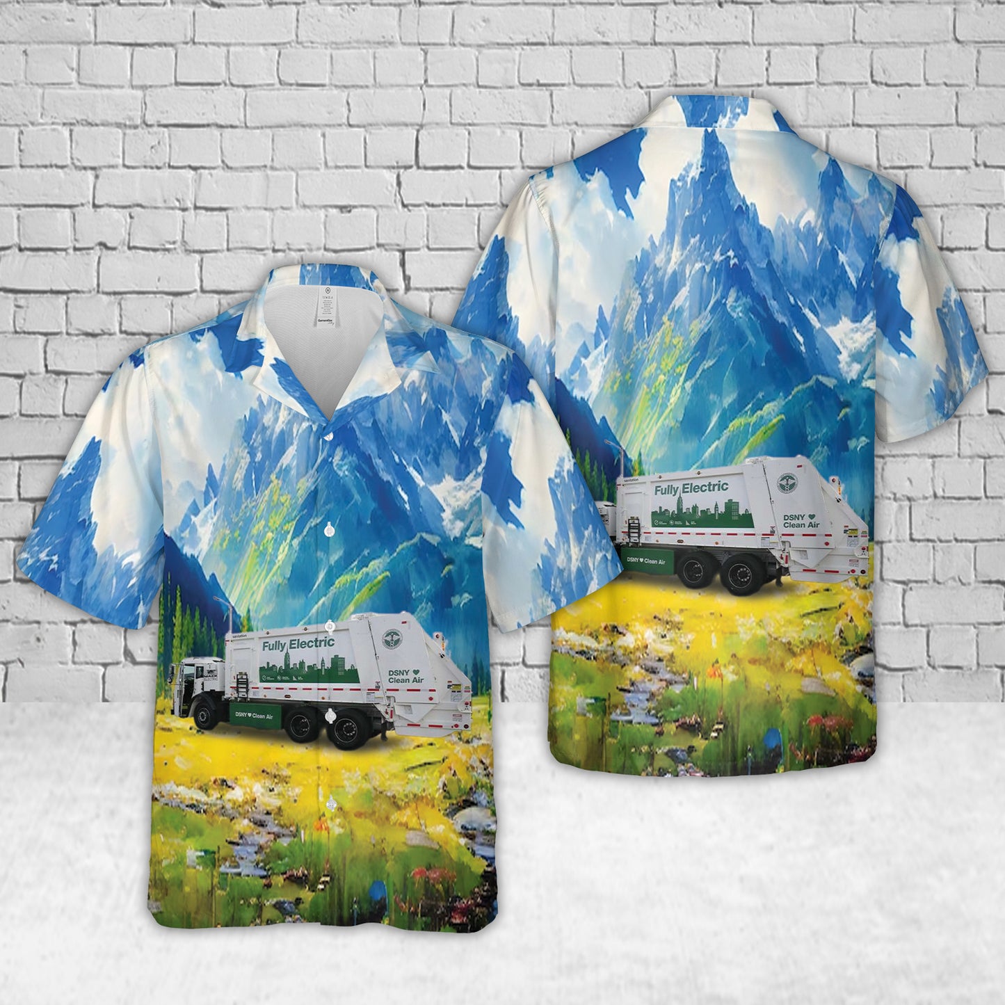 Mack Unveils LR Electric Model for New York City Department of Sanitation Hawaiian Shirt