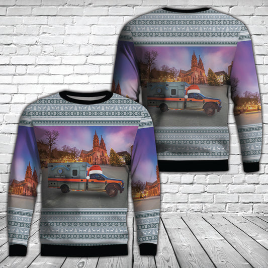 Macon County, North Carolina, Macon County EMS Christmas AOP Sweater