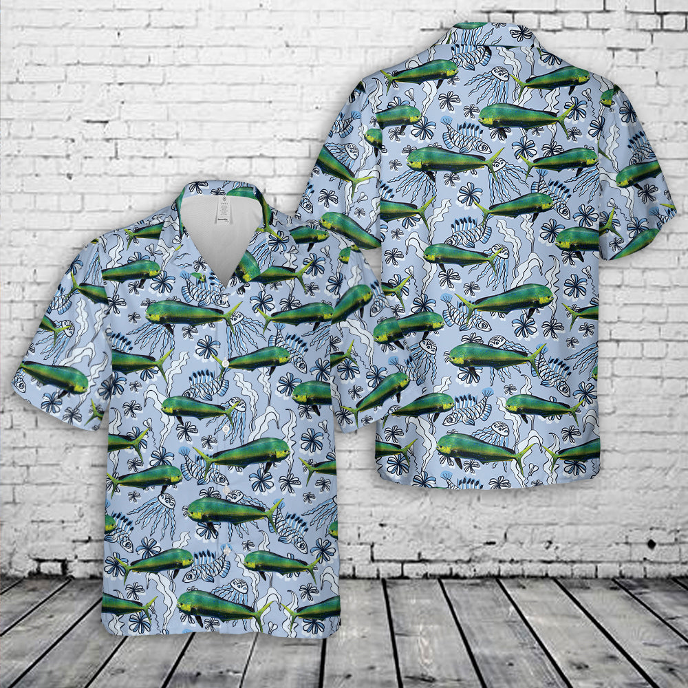 Mahi Mahi Fish Hawaiian Shirt