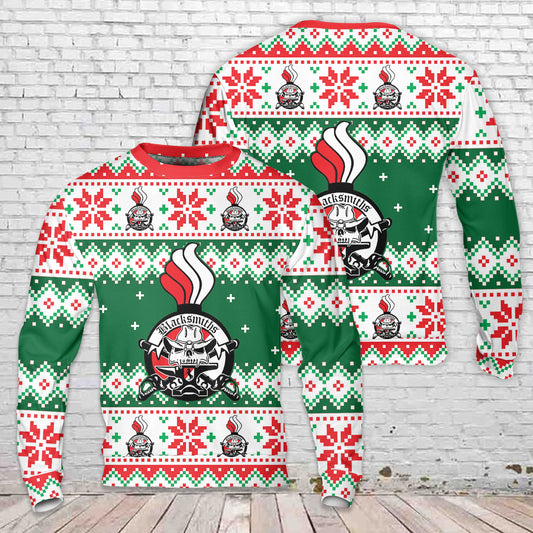 Maintenance Troop, RSS, 11th ACR  Christmas AOP Sweater