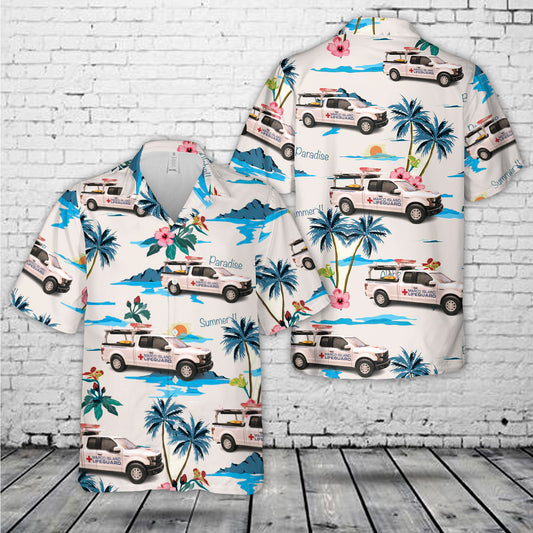 Marco Island Lifeguard F-150 Hawaiian Shirt