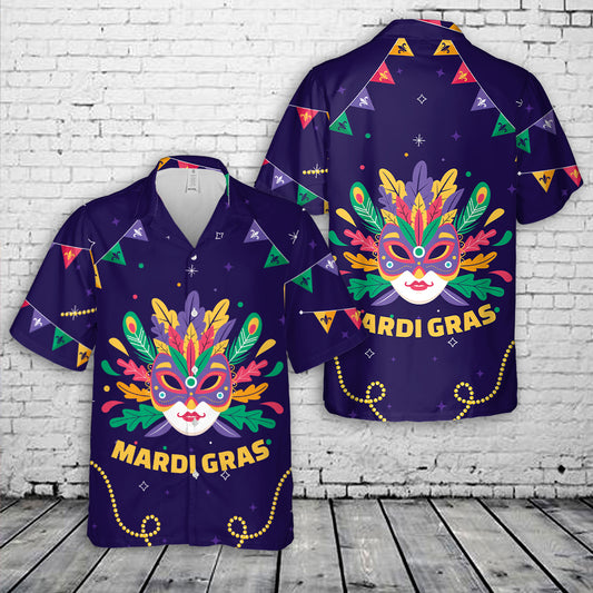 Mardi Gras 2 Hawaiian Shirt