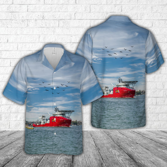 Marine Unit (Australian Border Force) ABFC Ocean Shield Hawaiian Shirt