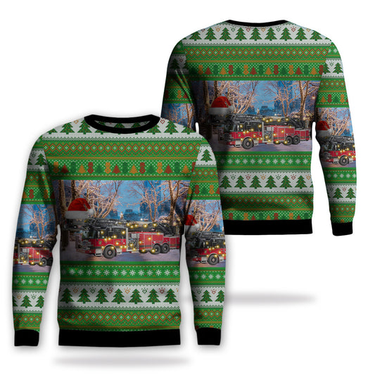 Marlborough, Massachusetts, Marlborough Fire Department Christmas AOP Sweater