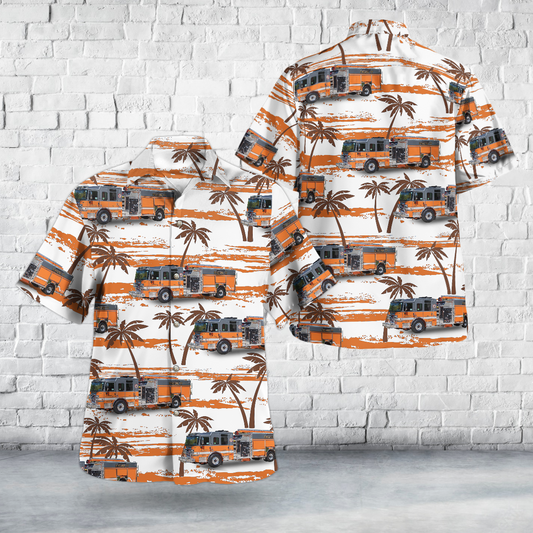 Marquette, Wisconsin, Marquette Township Fire Department Hawaiian Shirt