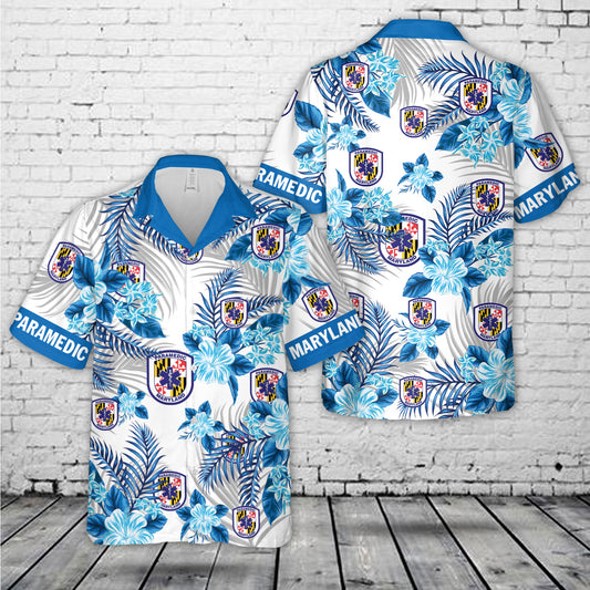 Maryland Paramedic Hawaiian Shirt