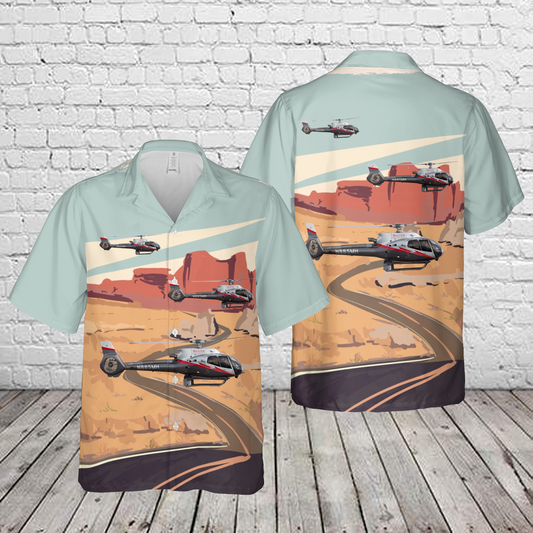 Maverick Helicopters Eurocopter EC-130T-2 Hawaiian Shirt