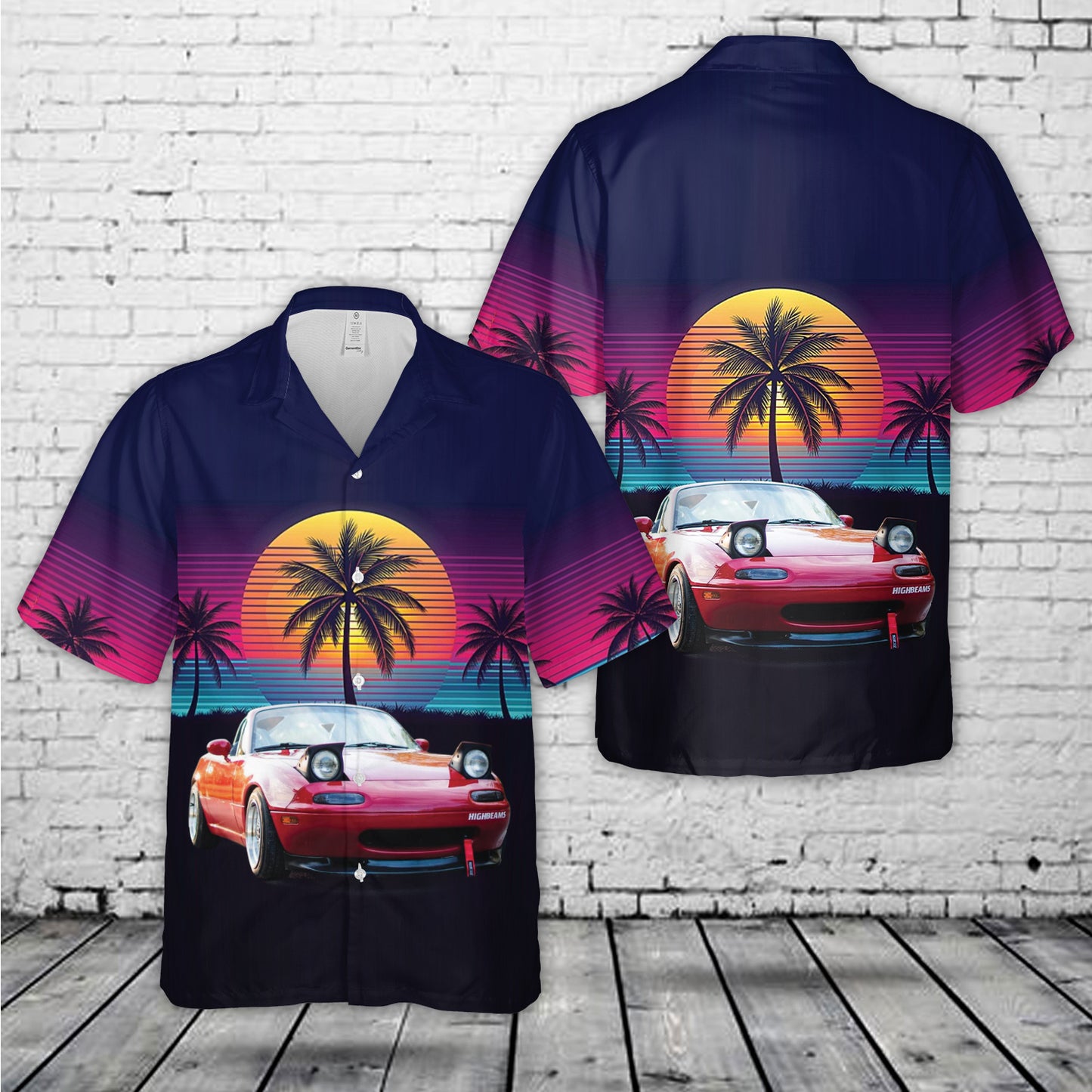 Mazda Miata JDM Hawaiian Shirt