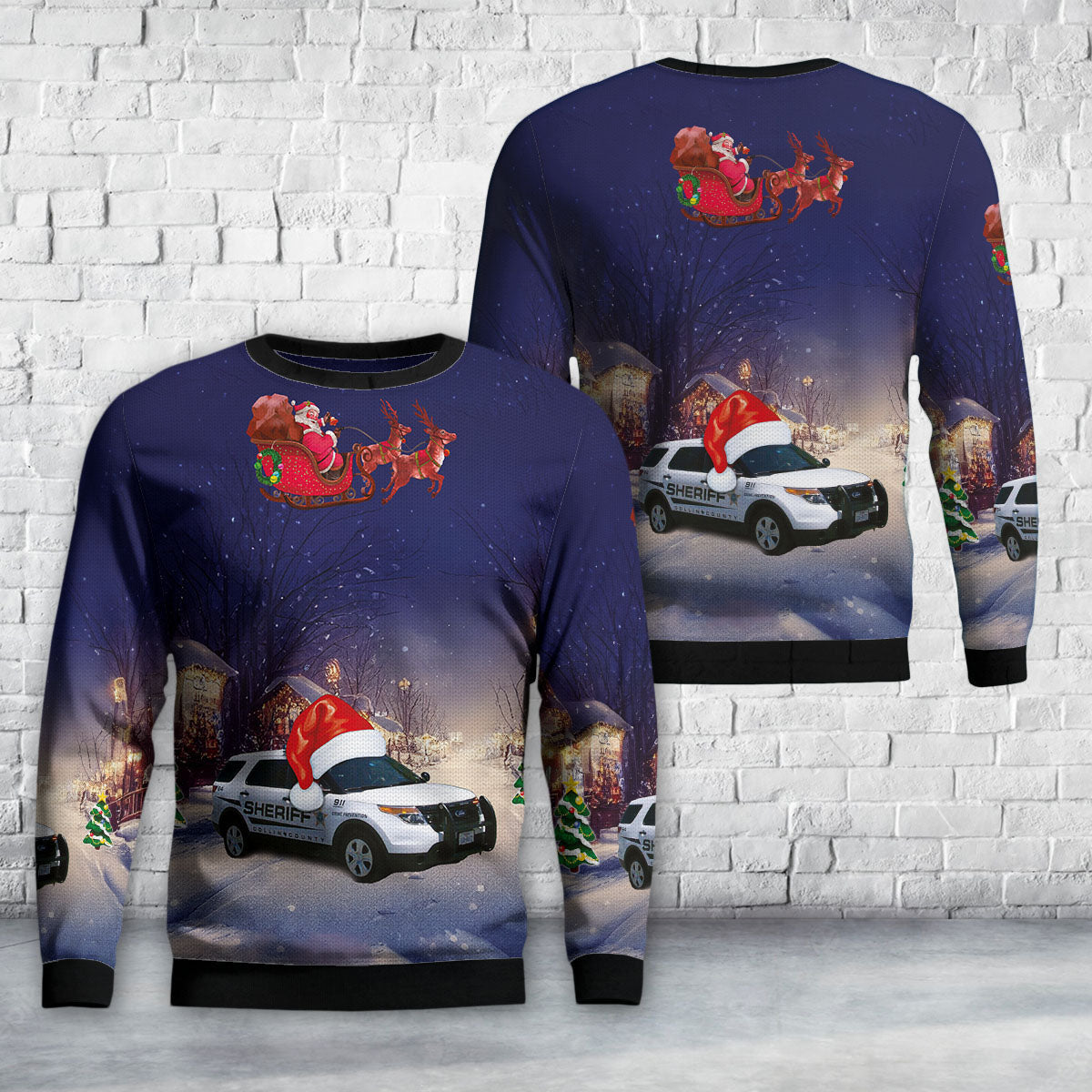 McKinney, Texas, Collin County Sheriffs Office Christmas Sweater