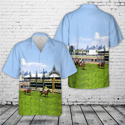 Melbourne Cup Horse Racing Hawaiian Shirt