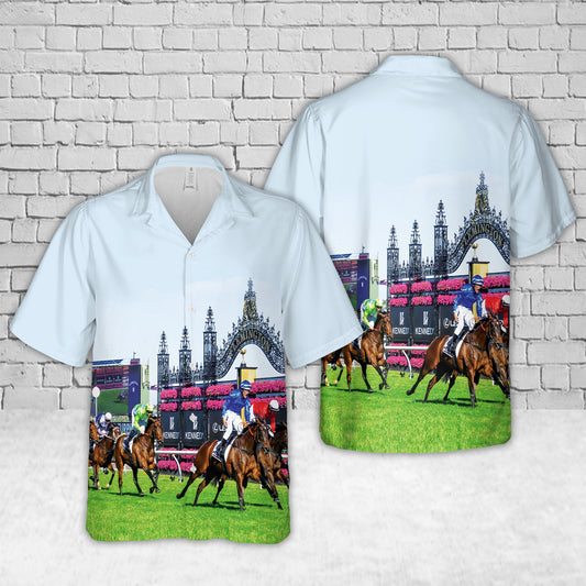 Melbourne Cup Horse Racing Hawaiian Shirt