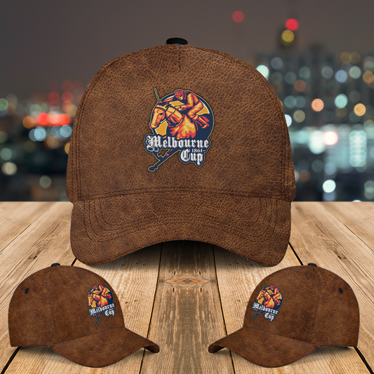 Melbourne Cup Jockey Horse Racing 1861 Baseball Cap