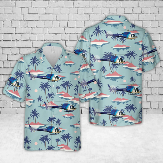 Memphis Police Airbus AS350 B3 Air 3 Hawaiian Shirt