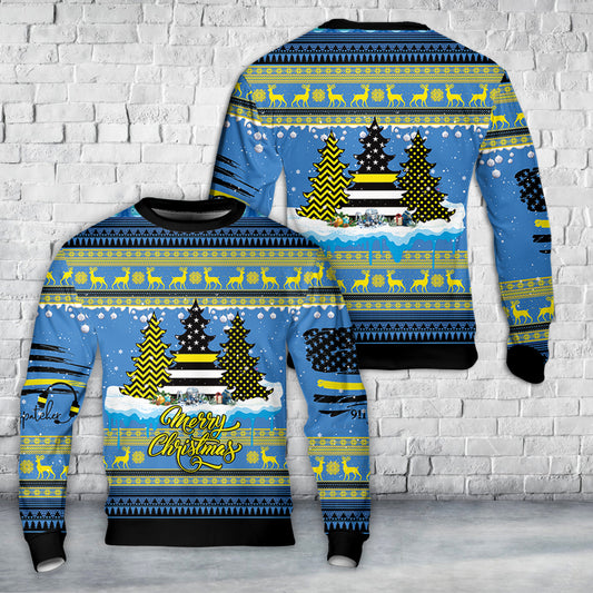 Merry Christmas Dispatch Tree Sweater