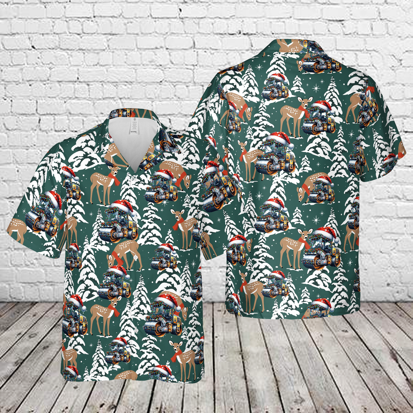 Merry Christmas Roller Hawaiian Shirt