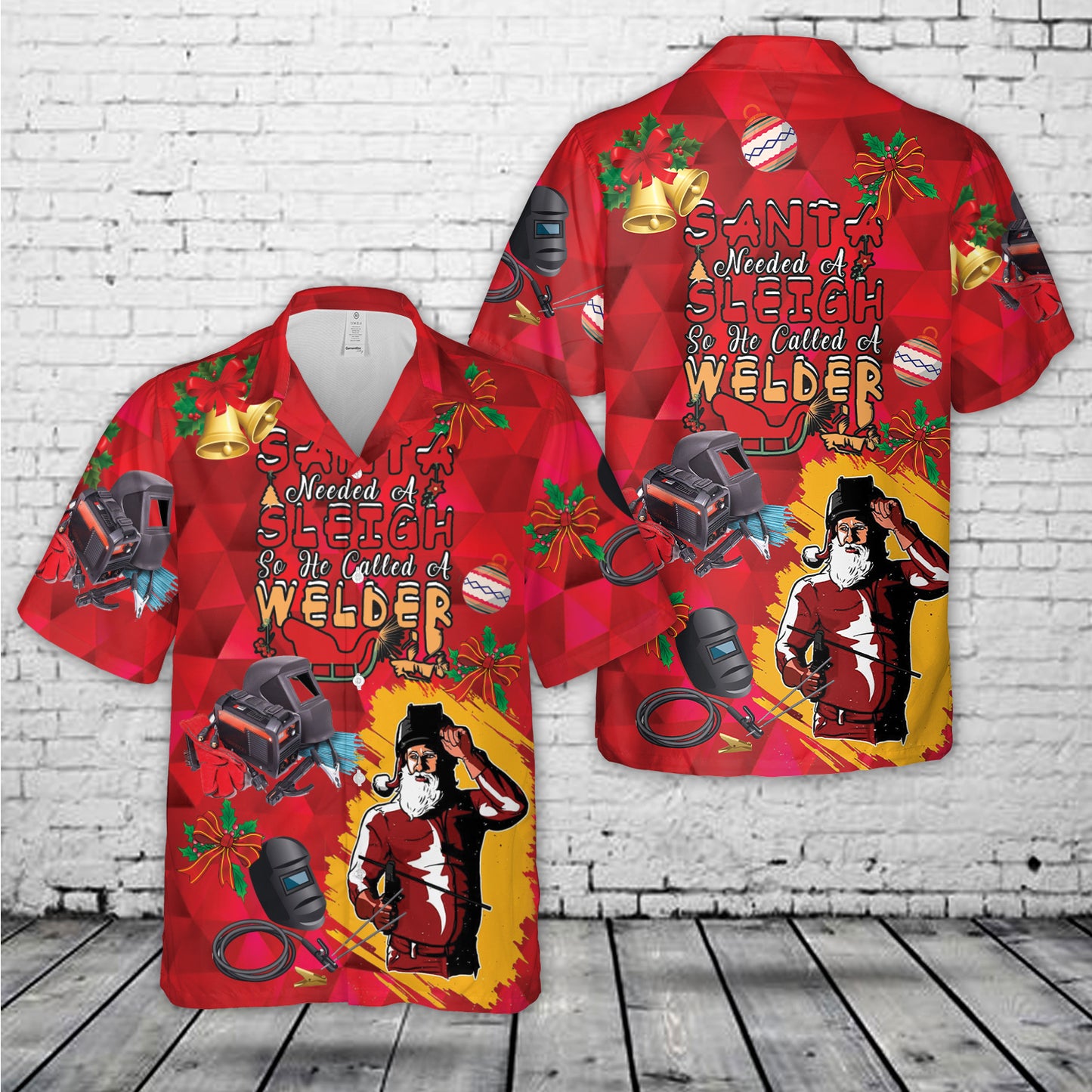 Merry Weldmas Christmas Hawaiian Shirt