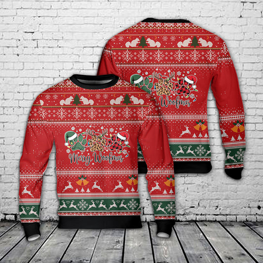 Merry Woofmas AOP Sweater