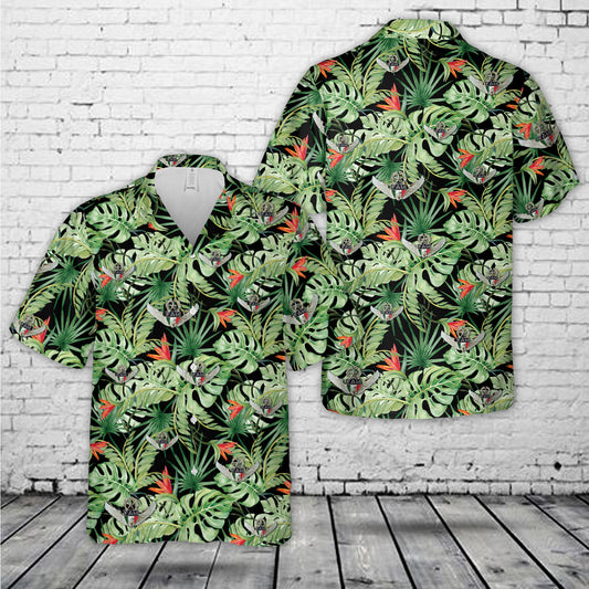 Mexican Army 60 JUMPS MASTER PARACHUTE WINGS BADGE Hawaiian Shirt