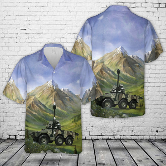 Mexican Army Panhard Lynx ERC-90 Hawaiian Shirt