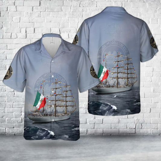 Mexican Navy ARM Cuauhtémoc (BE01) Hawaiian Shirt