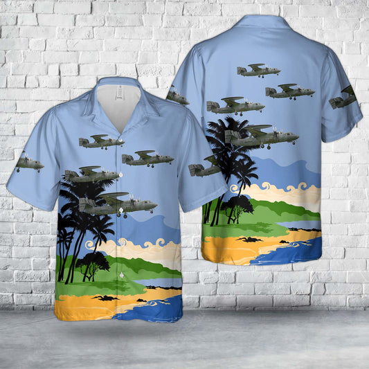 Mexican Navy Grumman E-2C Hawkeye (G-123) Hawaiian Shirt