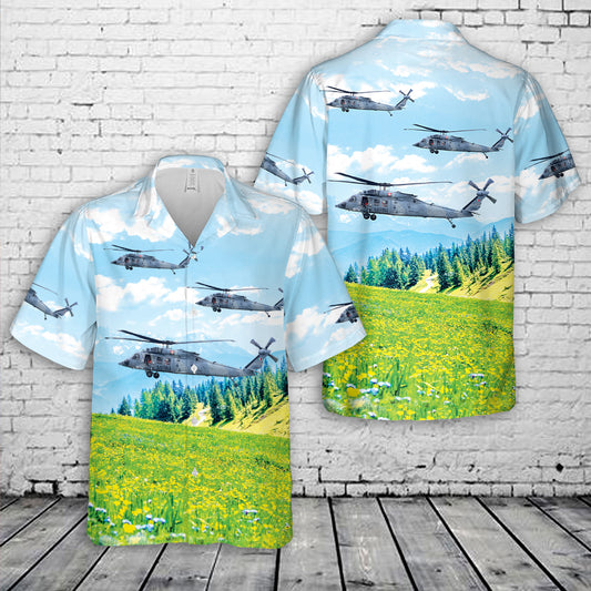 Mexican Navy Sikorsky UH-60M Blackhawk Hawaiian Shirt