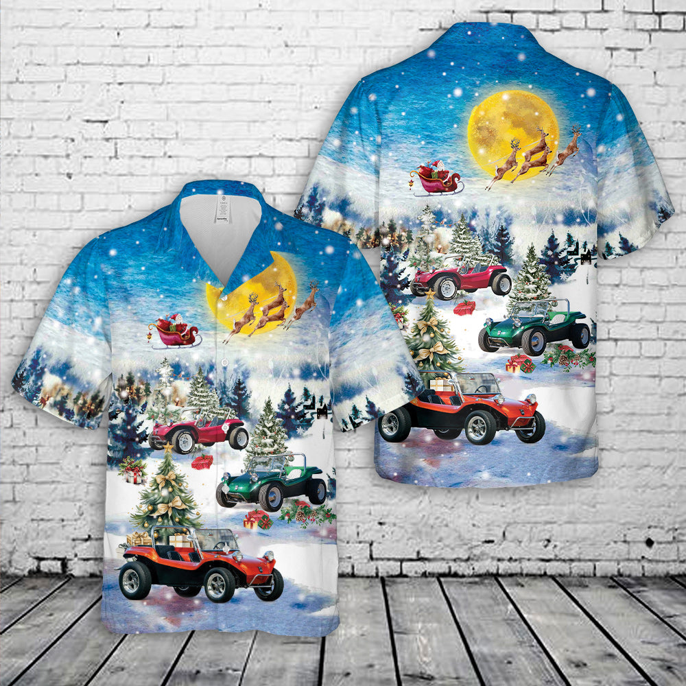 Meyers Manx Dune Buggy Christmas Hawaiian Shirt