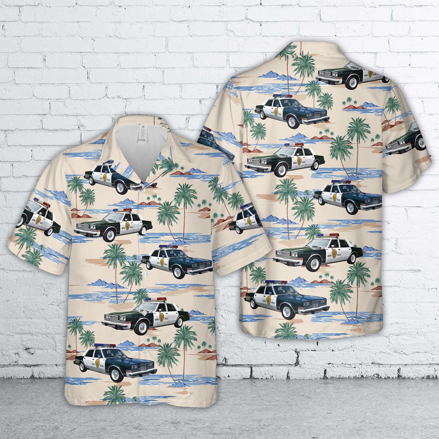 Miami-Dade Police Department, Plymouth Grand Fury 1988 Hawaiian Shirt