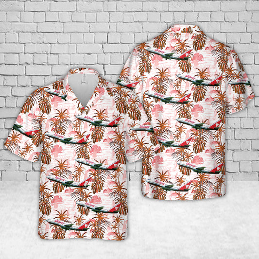 Midway Airlines Boeing 737-25A(Adv) Hawaiian Shirt