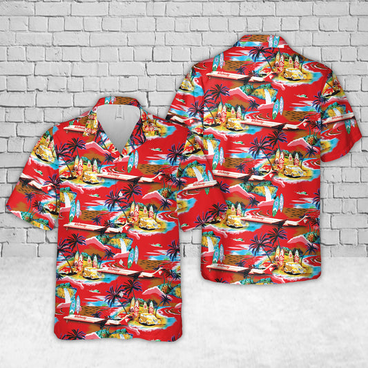 Midway Airlines MD-87 Hawaiian Shirt