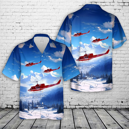 Mike Wiegele Helicopter Skiing Hawaiian Shirt