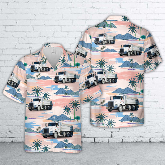Miles Sand & Gravel Kenworth T800 Hawaiian Shirt