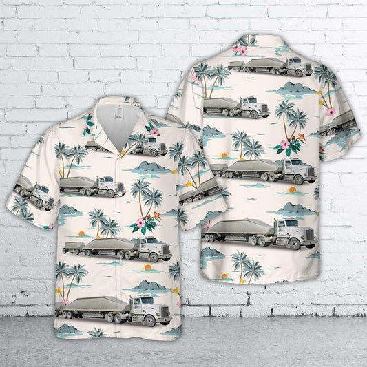 Miles Sand & Gravel Peterbilt 357 Hawaiian Shirt