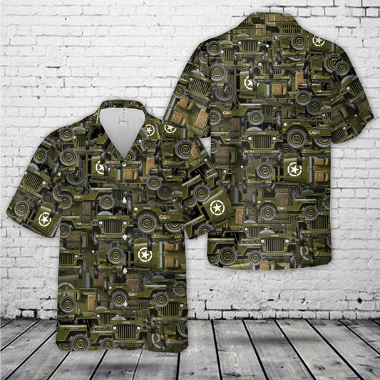 Military Army Jps Hawaiian Shirt