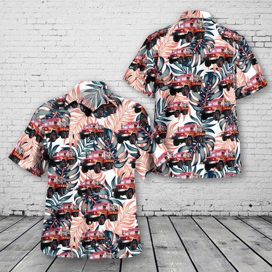Millsboro, Delaware, Gumboro Volunteer Fire Company M35 cargo truck heavy brush truck Hawaiian Shirt