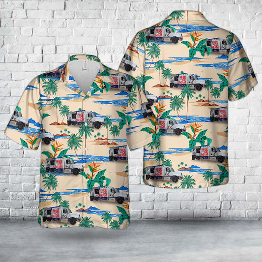 Milwaukee, Wisconsin, Milwaukee Police Ice Cream Truck Hawaiian Shirt